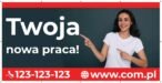 Baner Reklamowy 2 x 1 m -Szukam Pracowników- Baner Premium - Mocny !