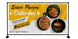 BANER REKLAMOWY-CATERING - 200X100 CM