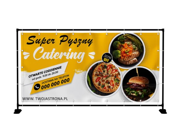 BANER REKLAMOWY-CATERING - 200X100 CM