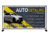 BANER REKLAMOWY AUTO DETALING 200X100 CM SUPER JAKOŚĆ!