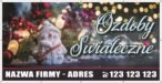 Baner Reklamowy 2 x 1 m - Ozdoby świąteczne - Baner Premium - Mocny !