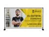 BANER ELEKTRYK - USŁUGI ELEKTRYCZNE - 200X100 CM