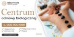BANER PREMIUM - CENTRUM SPA ODNOWY - 200X100 CM - SUPER JAKOŚĆ!