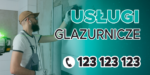 BANER REKLAMOWY - USŁUGI GLAZURNICZE - 200X100 CM