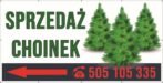 Baner Reklamowy 2 x 1 m - Sprzedaż Choinek - Baner Premium - Mocny !