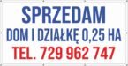 Baner Reklamowy 2 x 1 m - Sprzedam Działkę - Baner Premium - Mocny !