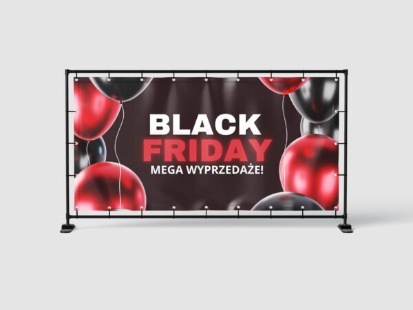 BANER PREMIUM - BLACK FRIDAY - 200X100 CM - SUPER JAKOŚĆ!