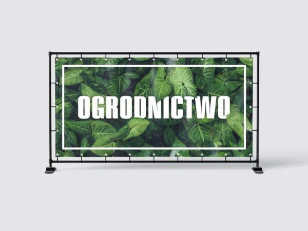 BANER PREMIUM - OGRODNICTWO - 200X100 CM - SUPER JAKOŚĆ!