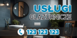 BANER REKLAMOWY - USŁUGI GLAZURNICZE - 200X100 CM