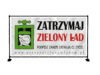 BANER PREMIUM - ZATRZYMAJ ZIELONY ŁAD - 200X100 CM - SUPER JAKOŚĆ!
