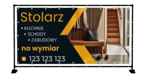 BANER PREMIUM - MEBLE NA WYMIAR - STOLARZ - 200X100 CM - SUPER JAKOŚĆ!