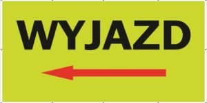 Baner Reklamowy 2 x 1 m - Wyjazd - Baner Premium - Mocny !