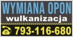 Baner Reklamowy 2 x 1 m - Wymiana Opon- Baner Premium - Mocny !