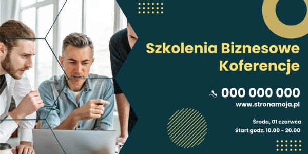 BANER PREMIUM - SZKOLENIA - KONFERENCJE - EVENTY - 2X1M - SUPER JAKOŚĆ!