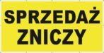 Baner Reklamowy 2 x 1 m - Sprzedaż Zniczy - Baner Premium - Mocny !