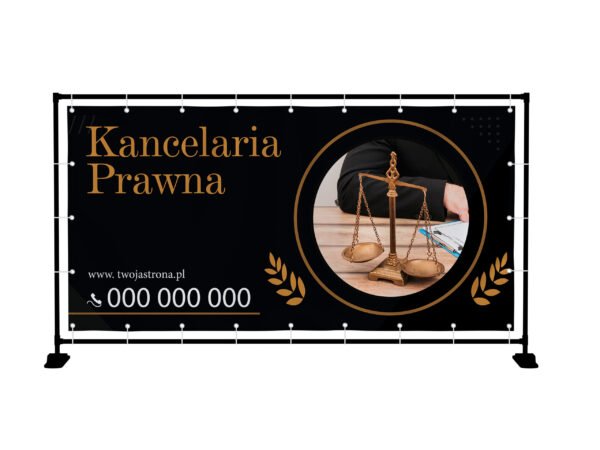 BANER PREMIUM - KANCELARIA PRAWNA - 200X100 CM - SUPER JAKOŚĆ!