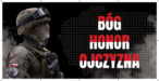 BANER PATRIOTYCZNY - BÓG HONOR OJCZYZNA - 200X100 CM