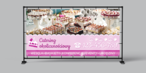 BANER REKLAMOWY - CATERING OKOLICZNOŚCIOWY - 200X100 CM