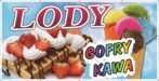 Baner Reklamowy 2 x 1 m -Lody Kawa Gofry- Baner Premium - Mocny !