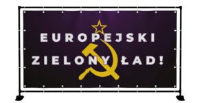 BANER PREMIUM - EUROPEJSKI ZIELONY ŁAD - 200X100 CM SUPER JAKOŚĆ!
