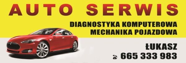 Baner Reklamowy 2 x 1 m - Auto Części- Baner Premium - Mocny !