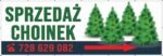 Baner Reklamowy 2 x 1 m - Sprzedaż Choinek - Baner Premium - Mocny !