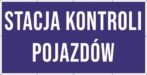 Baner Reklamowy 2 x 1 m -Stacja Kontroli Pojazdów- Baner Premium - Mocny !