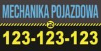 Baner Reklamowy 2 x 1 m -Mechanika Pojazdowa- Baner Premium - Mocny !