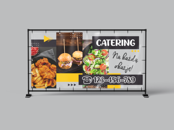 BANER REKLAMOWY- CATERING- 200X100 CM