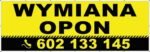 Baner Reklamowy 2 x 1 m - Wymiana Opon- Baner Premium - Mocny !