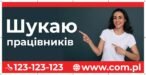 Baner Reklamowy 2 x 1 m -Szukam Pracowników- Baner Premium - Mocny !