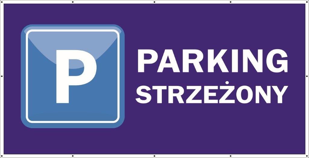 Baner Reklamowy 2 x 1 m -Parking- Baner Premium - Mocny !